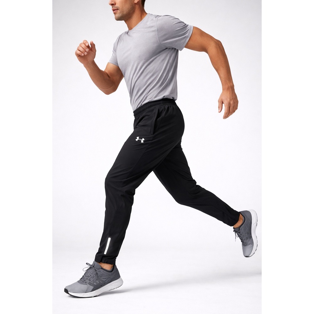 Under Armour Track Pants Mens Medium Black Good Activewear Sportswear